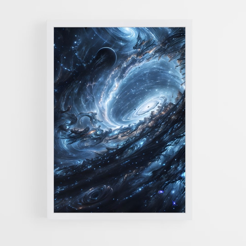 Poster Étonnant Space Fantasy – affiche Art spatial (vue 3)